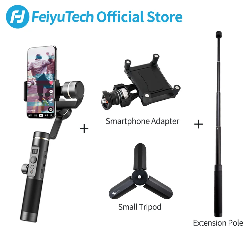 set 3 FeiyuTech SPG2 карданный 3-осевой Ручной Стабилизатор для смартфона iPhone X 8 7 OPPO samsung ViVO телефоны для смартфона с защитой от брызг - Комплект: set 3
