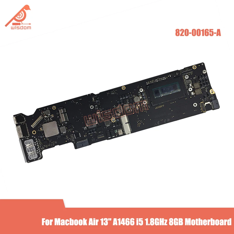 

Tested Original A1466 Motherboard for MacBook Air 13" A1466 Logic Board 2017 820-00165-A i5 1.8GHz 8GB