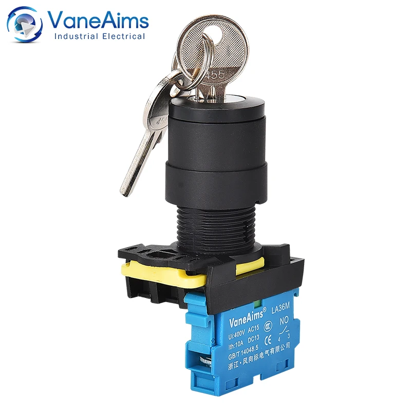 Кнопка включения/выключения вращающаяся кнопка включения 22 мм переключатель