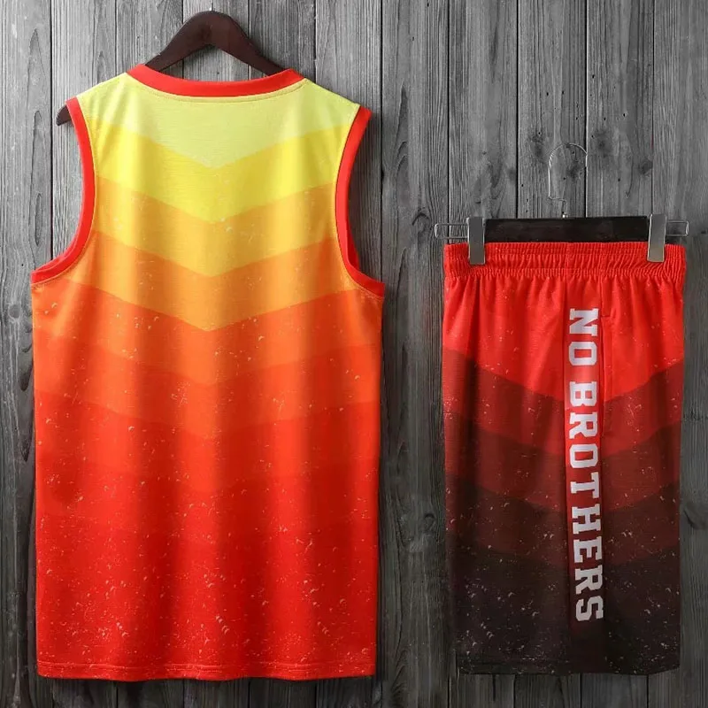 Мужские женские детские баскетбольные комплекты из джерси униформа спортивный