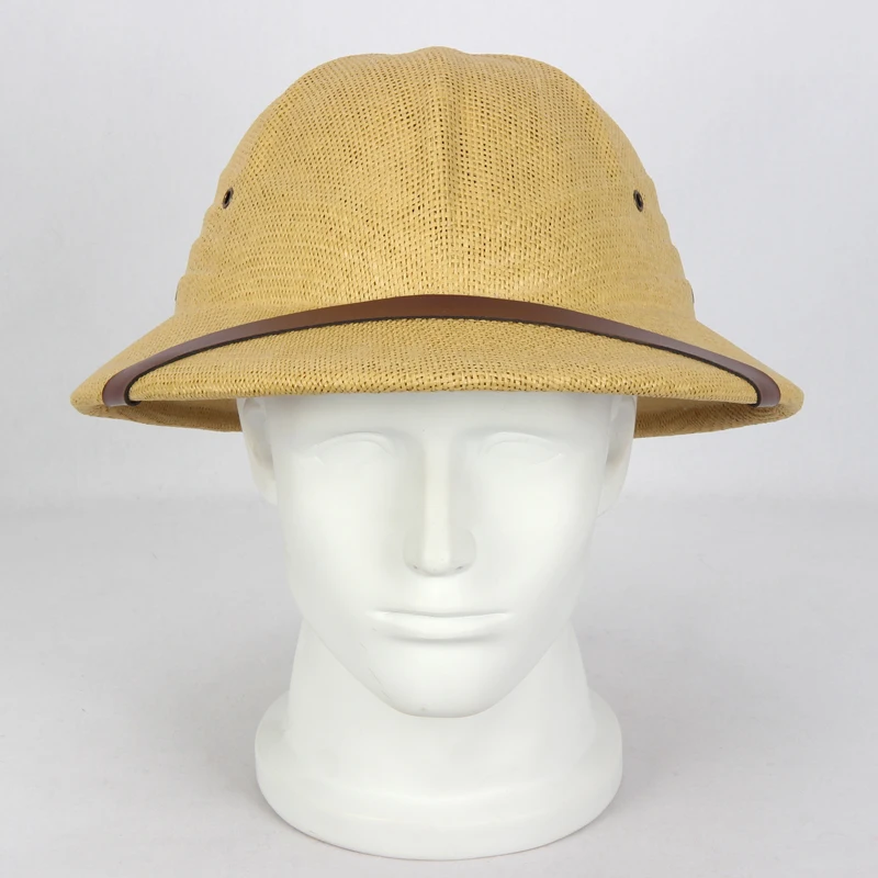 

Соломенная Панама DongKing Hamiotwo для мужчин и женщин, Панама от солнца, шлем Toyo шляпа для джунглей, Кепка для шахтеров