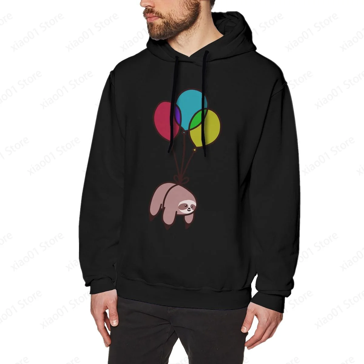 

Balloon Sloth Hoodie Sweatshirts Fashion Graphics Harajuku Streetwear Hoodies