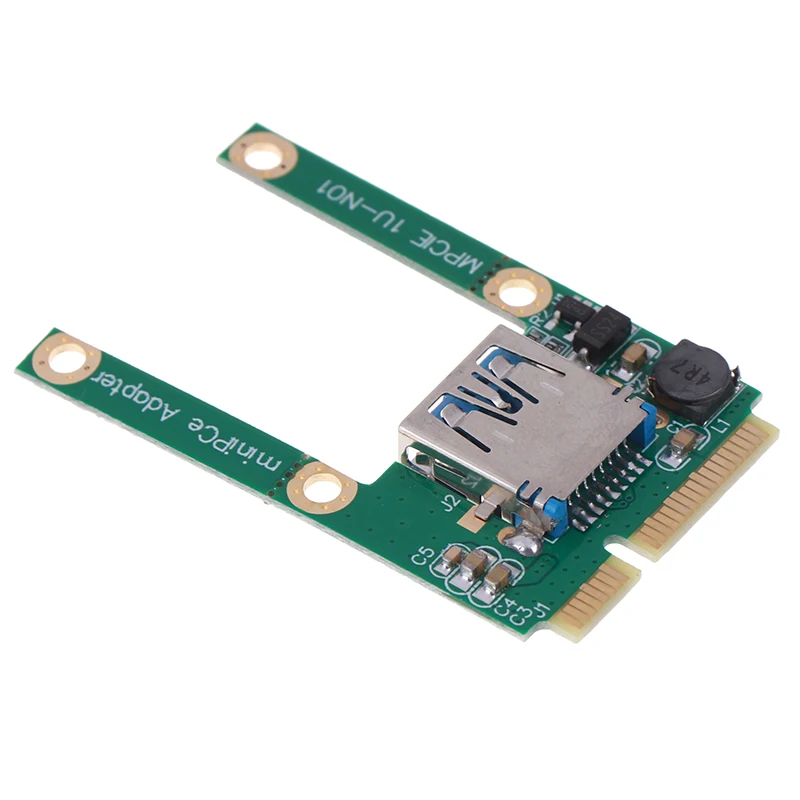

1Pc Mini PCI-E to USB2.0 Adapter Card PCI Express Card Full for Notebook