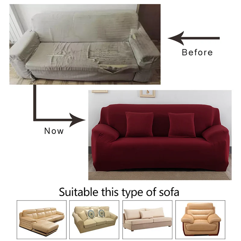 Чехол для дивана однотонные Чехлы подлокотник чехлы гостиной Плотная пленка