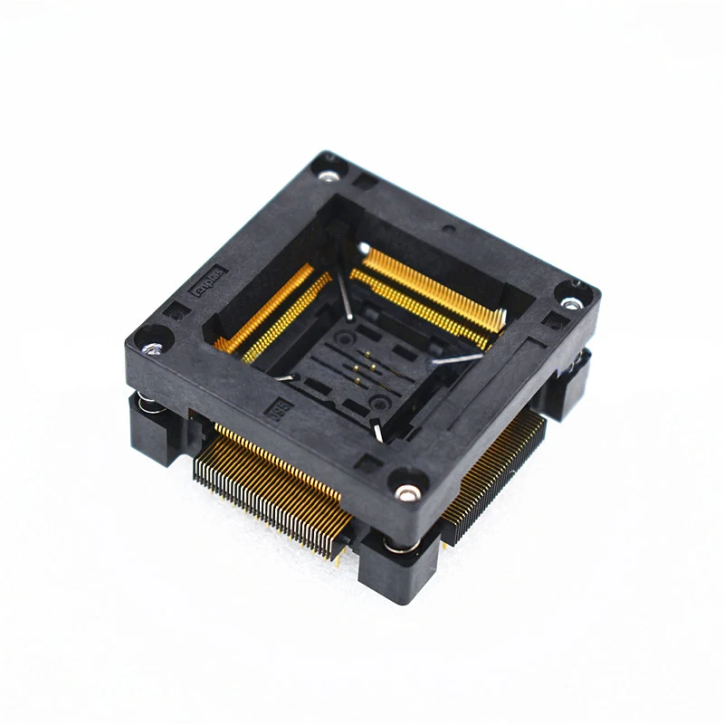 

QFP144 TQFP144 LQFP144 Burn in Socket Pitch 0.5mm IC Body Size 20x20mm OTQ-144SG-0.5-001 Test Socket QFP Adapter