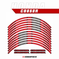 motorcycle racing equipment accessories wheel tire rim decoration adhesive reflective decal sticker for honda cb650r cb 650r