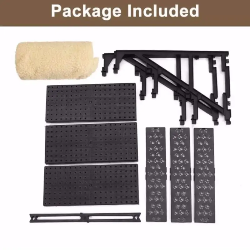 Съемная лестница для домашних питомцев 3 ступеньки нескользящая маленьких собак