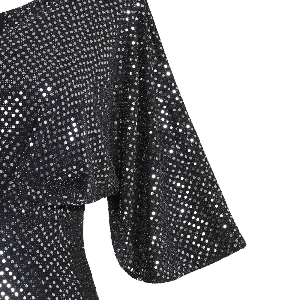 Summer Sexy Club Luxury Gray Party Women Long Pencil Dresses Tunic High Waist Backless Female Sequin Glitter Evening Maxi Dress