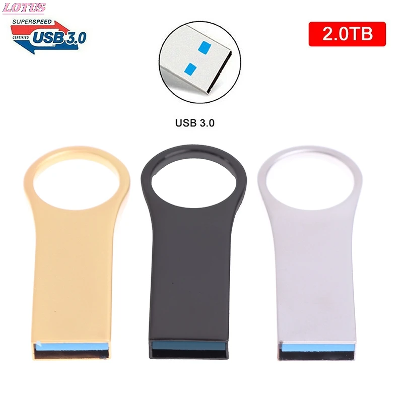 

2TB Metal USB 3.0 Flash Drive Memory Stick Pen U Disk Metal Key Thumb PC Laptop