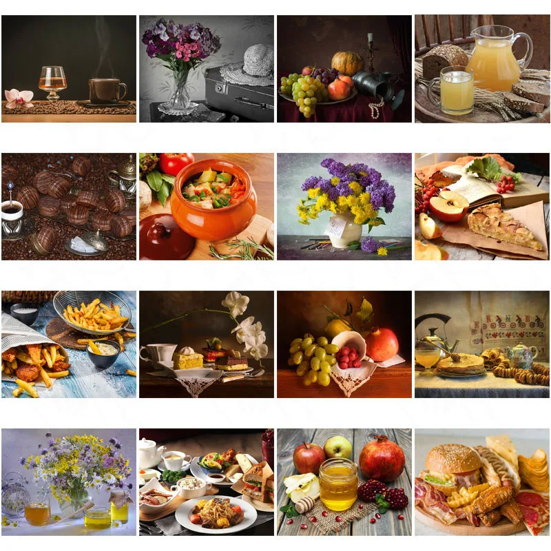 

Diy Diamond Mosaic French Fries Diamond Embroidery Food Painting Number Picture Cross Stitch Kit Home Decor
