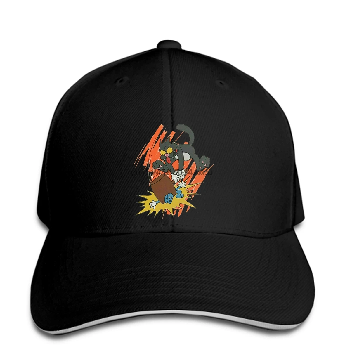 Baseball Cap New Vintage 1992 Itchy Scratchy Reprint Gift Funny snapback hat Peaked | Аксессуары для одежды