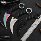 CS GO стальной нож-коготь, охотничий нож, тактический нож-коготь для шеи, кемпинга, походов, отдыха на природе, самообороны, охоты, выживания, нож сделай сам