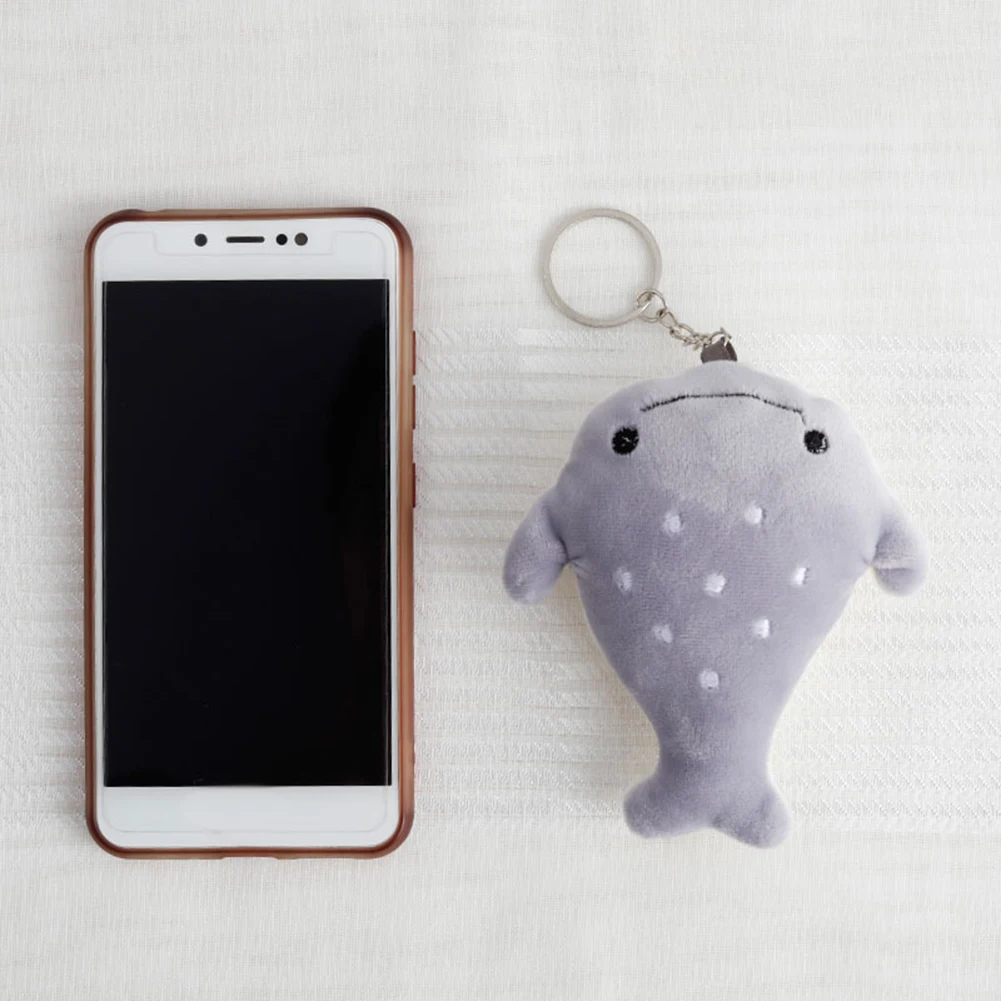 Cartoon Fish Animal Plush Stuffed Hanging Doll Keychain Ring Pendant Bag Decor | Key Chains
