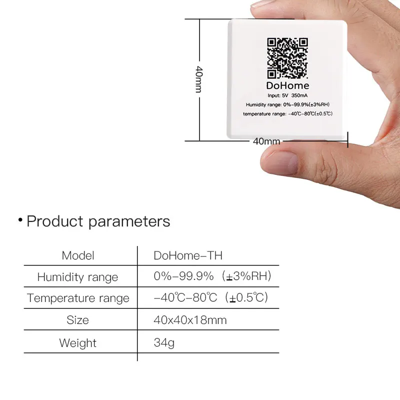 DoHome Support Siri Temperature and Humidity Sensors Firmware Upgrade IOS System Phone | Игрушки и хобби