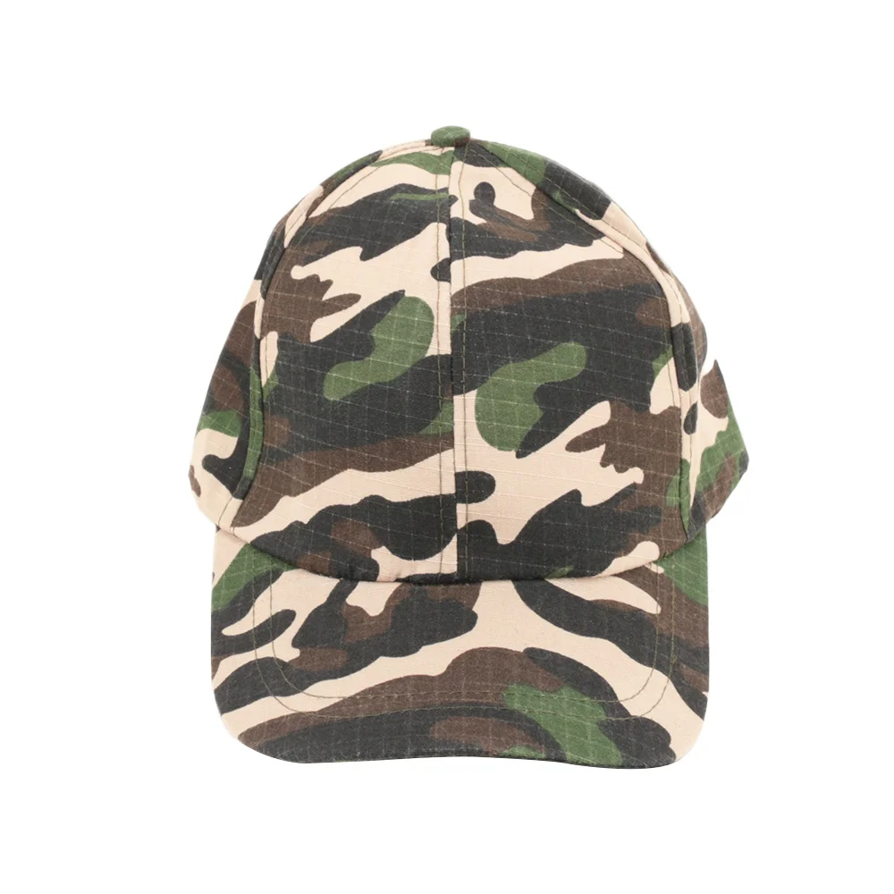 1Pcs Camouflage Baseball Cap Hip Hop Camo Hats For Unisex Army Military Training | Спорт и развлечения