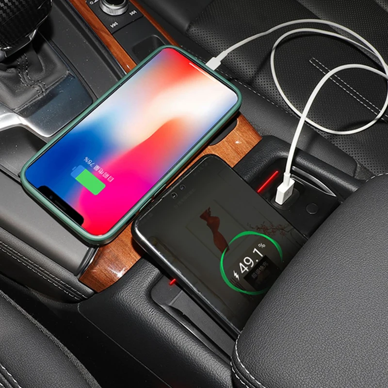 15w qi car wireless charging phone charger for audi a4 b9 a5 s4 s5 rs4 rs5 2017 2021 fast charger charging case accessories free global shipping