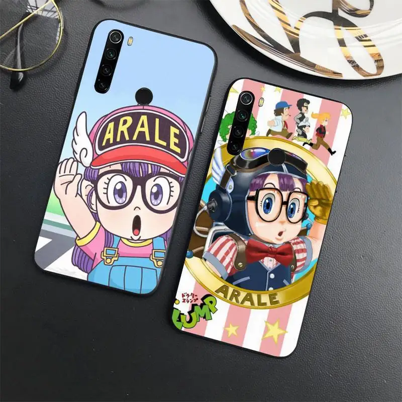 

ARALE girl cute Manga Phone Case For Xiaomi Redmi note 7 8 9 11 t s 10 A pro lite funda shell coque cover