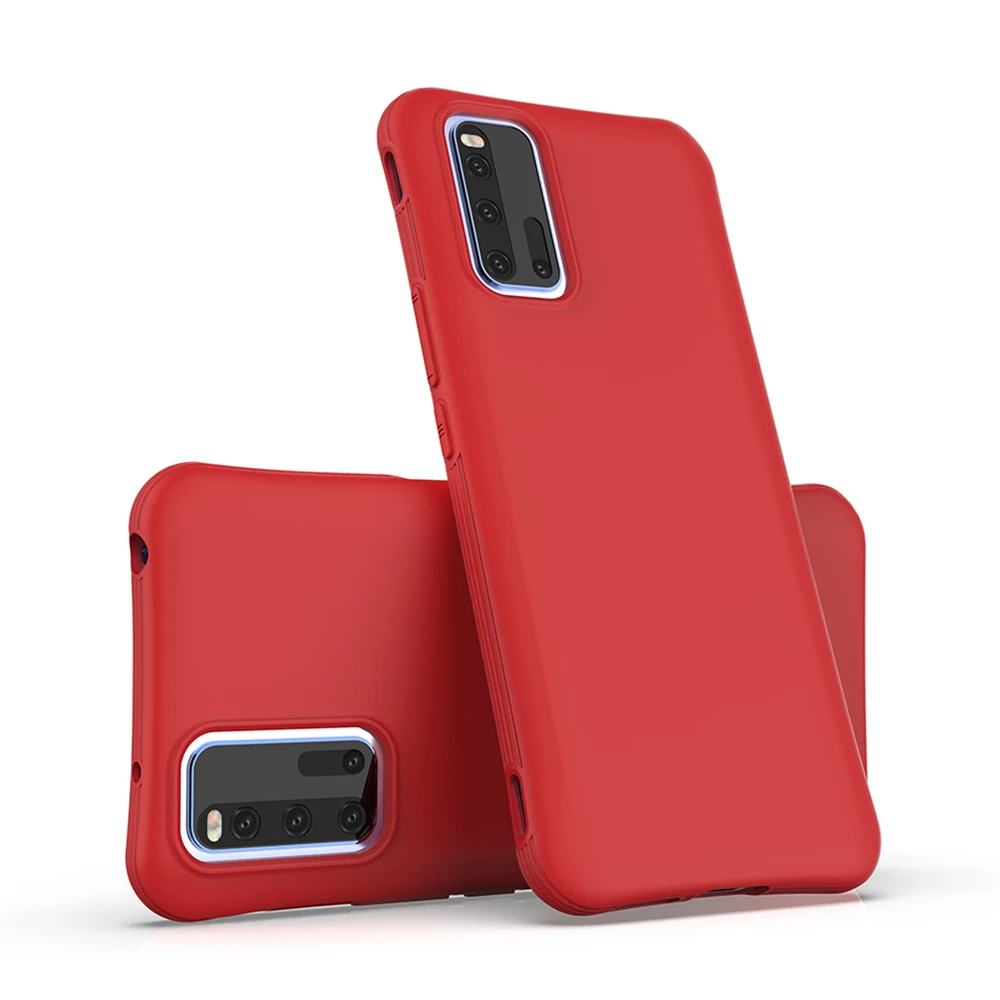 Оригинальный жидкий тонкий ТПУ карамельного цвета для VIVO IQOO 3 5G IQOO3 2020 простой