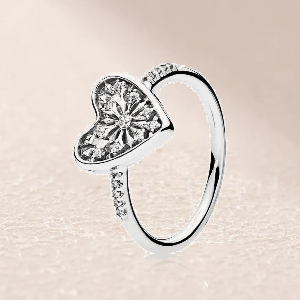 

196371CZ HEART OF WINTER RING