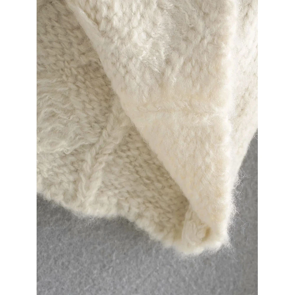 

2020 New Women Knitted Sweater Round Neck Cable-knit Top Pullover Casual Fashion Sweater femme vetement ropa mujer