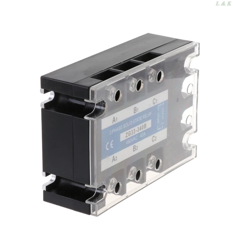 

ZG33-340B 40A DC Control AC Three Phase Solid State Relay SSR Module