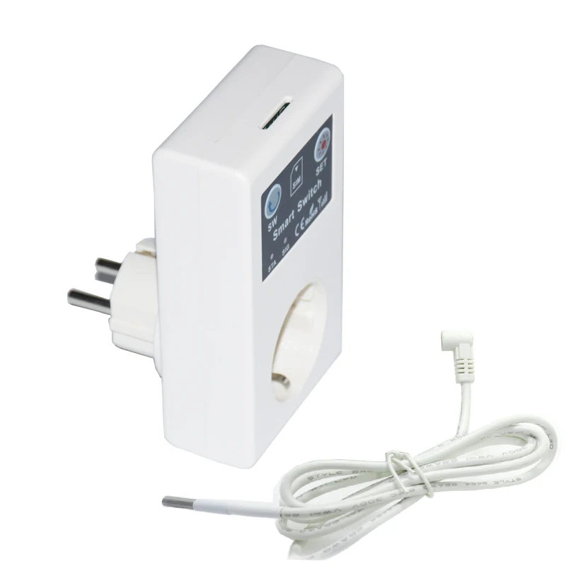 

16A 250VAC Wireless Remote Control Home Appliance Automation GSM Smart Phone Power Socket Timer Switch Wall Plug