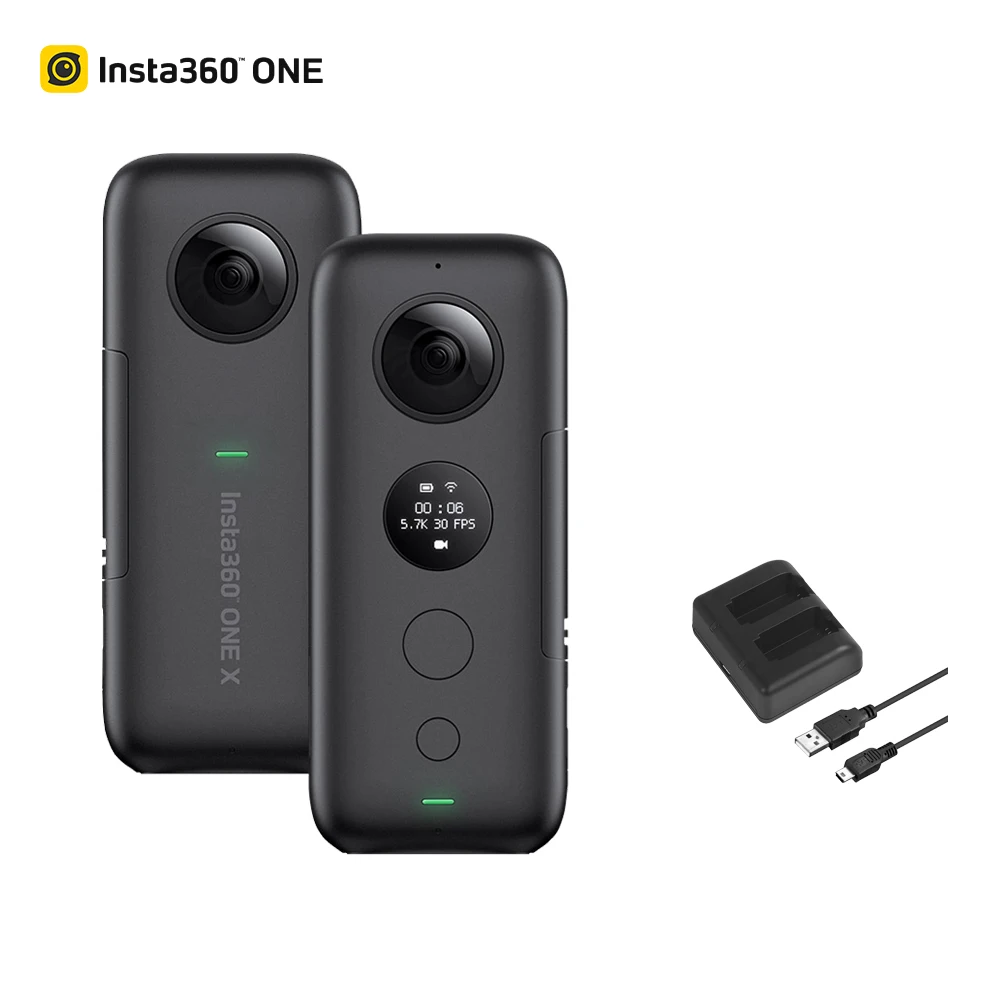 Новейшая панорамная камера Insta360 ONE X 360 с картой 32 ГБ для iPhone samsung Xiaomi 5,7 K Video 18MP 360 Экшн-камера