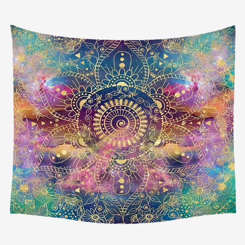 Растительный принт богемский гобелен настенный светильник для украшения