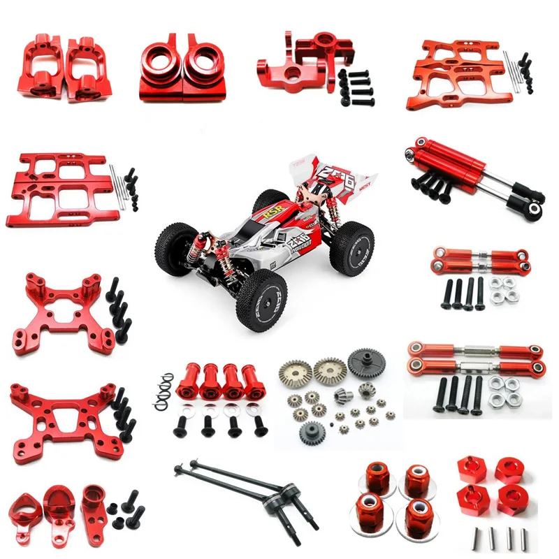 WLtoys 144001 обновленный автомобиль с дистанционным управлением металлические