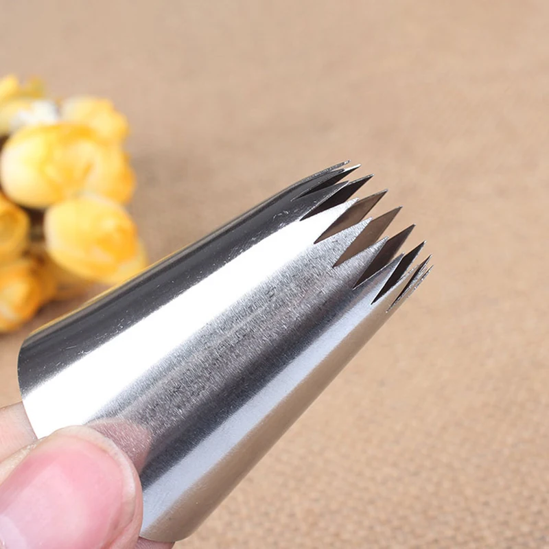 Кондитерские Насадки # 9FT Большая насадка для украшения торта из нержавеющей