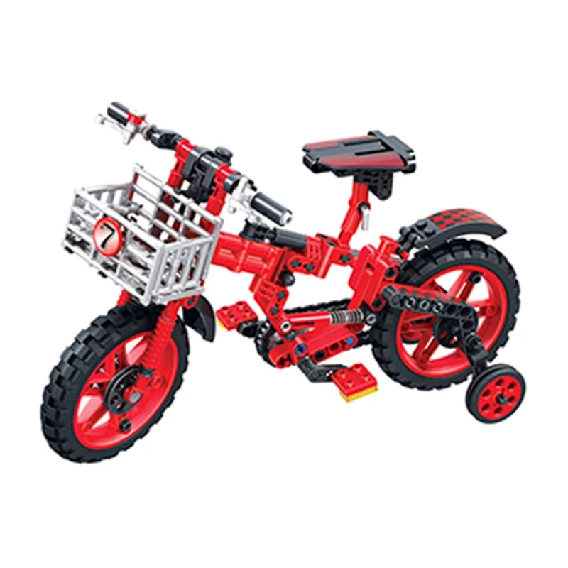 

High-drilled Education Assembly Bicycle Kits, Bicycle Construction Particles Set for Kids and Toddlers, 235Pcs