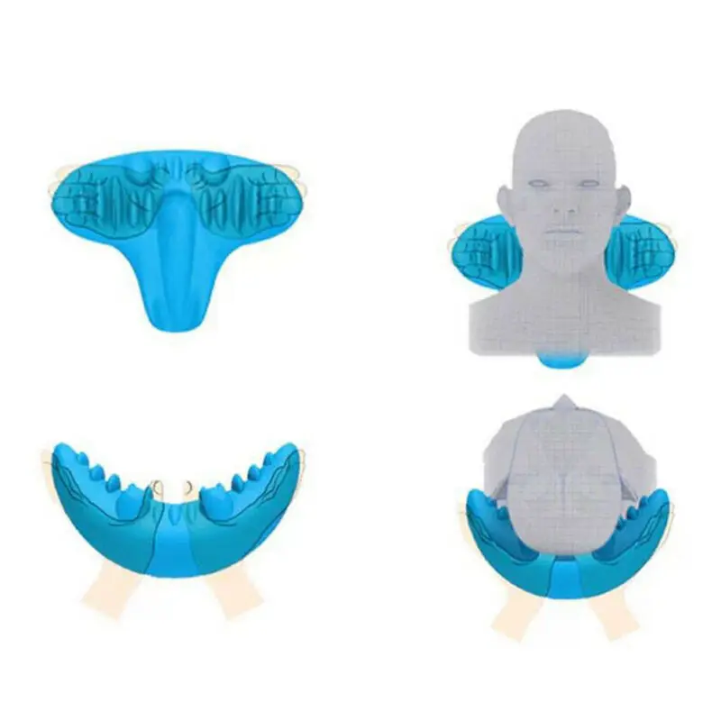 

Portable Gravity Acupressure Massage Pillow C-Rest Neck Cervical Shoulder New