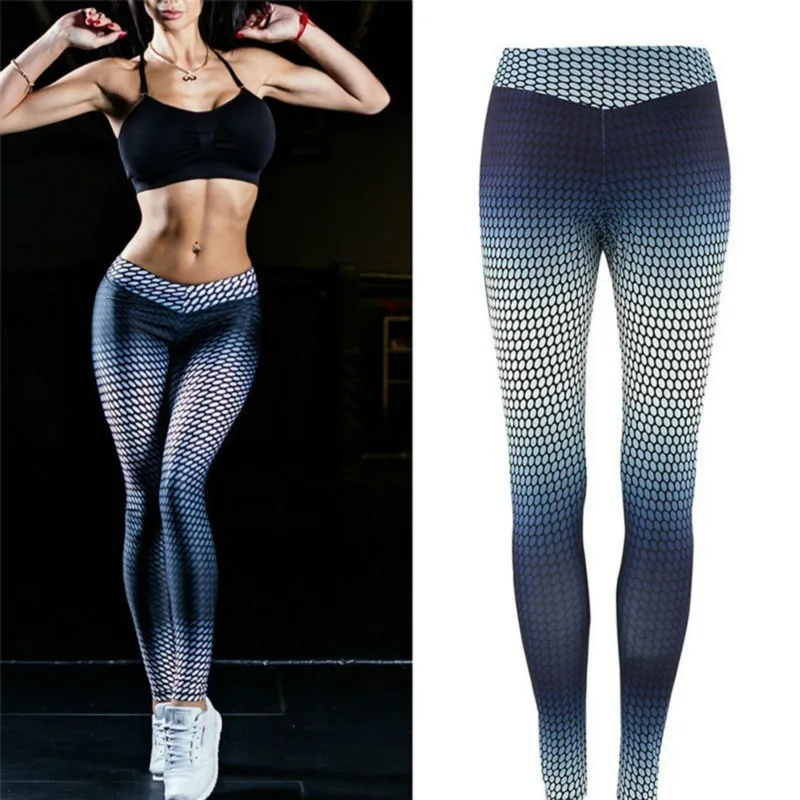

Printed Yoga Pants Women High Waist Leggings Tight-Fitting Slimming Gym Clothing Floral Leggins Summer Running Tights Ladies New