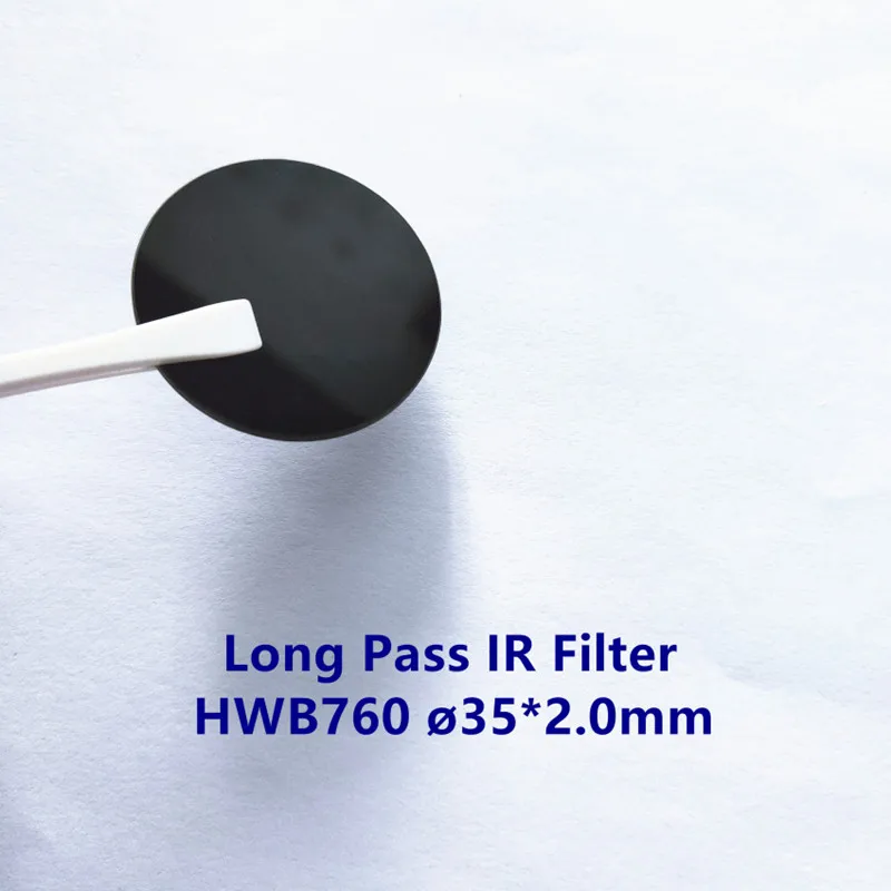 35*2 0 мм HWB760 760nm длинный ИК инфракрасный фильтр черное стекло видимый светильник