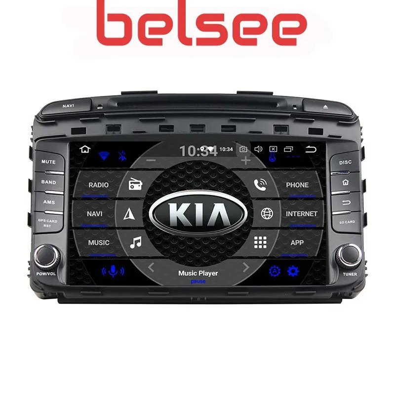 Автомагнитола Belsee 9 дюймов Восьмиядерный процессор ОЗУ 4 + 64 ГБ Android 0 GPS навигация