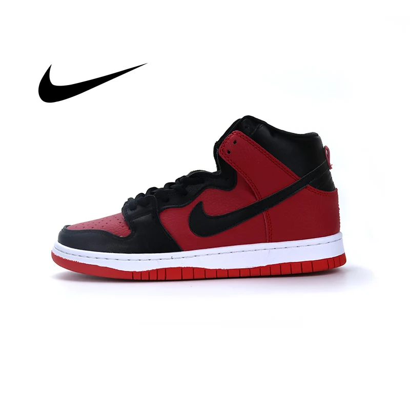 Мужская обувь для скейтбординга с высоким берцем от Nike Air Jordan 1; дышащие повседневные кроссовки средней высоты; спортивная обувь для скейтборда; Танцевальная обувь; AJ1