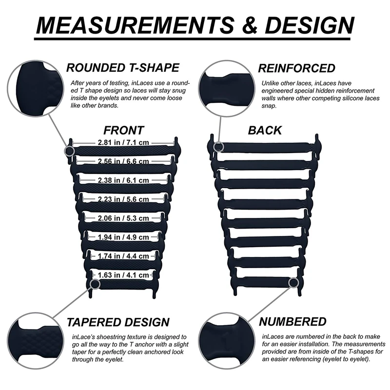 16 шт. эластичные шнурки силиконовые для обуви без галстука детей и взрослых