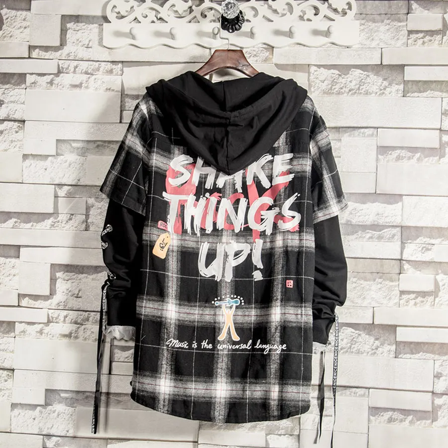 Белая мужская рубашка с длинным рукавом цветочным принтом 2019 черная летняя