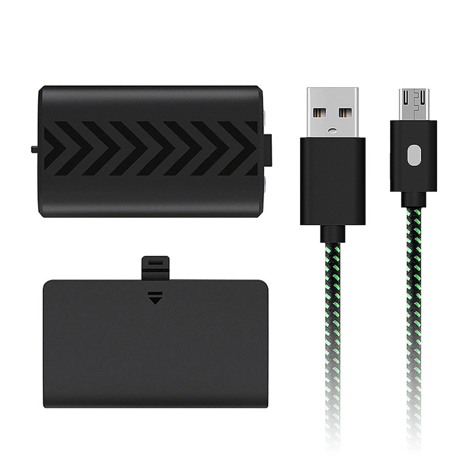 

Game Controller Charging Kit Gamepad Charging Kit Accessories For XBOX ONE S/X 1200mah Battery 3m Braided Cable Dropship