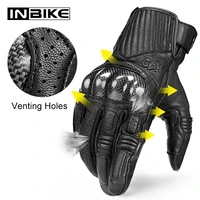 inbike motorcycle gloves motocross touch screen shockproof guantes moto breathable motorbike gloves all season men gloves