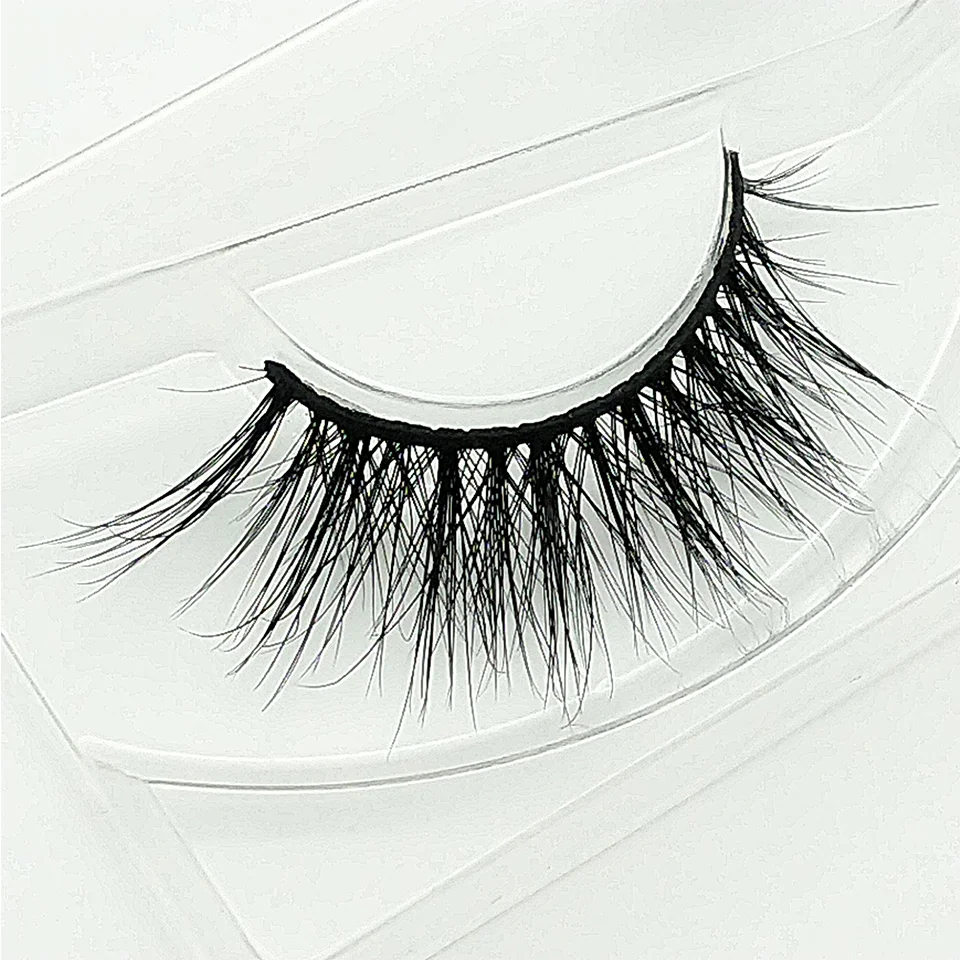 Накладные ресницы 3D норковые 100% без жестокости драматические многоразовые