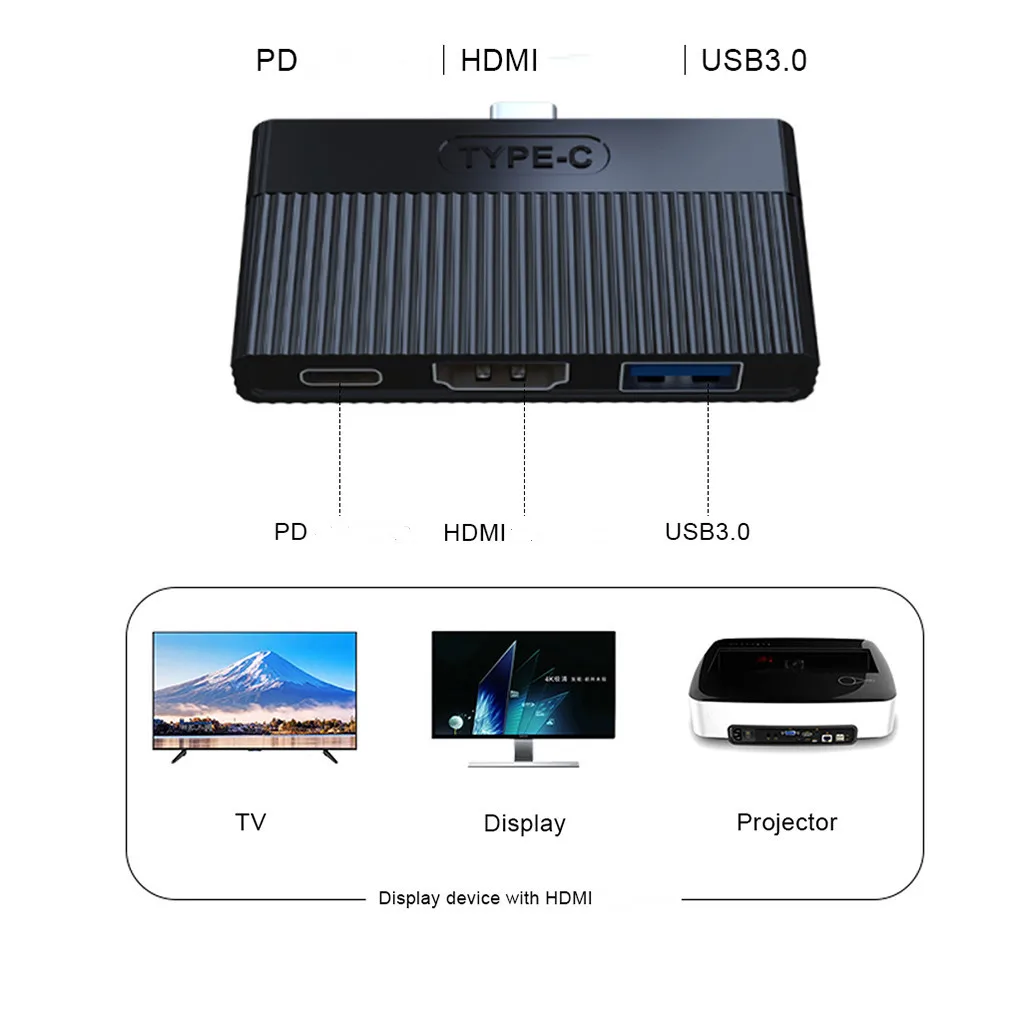 Ouhaobin USB Type C to HDMI PD Adapter c 4k Converter FOR laptop for mobile phone adapter | Компьютеры и офис