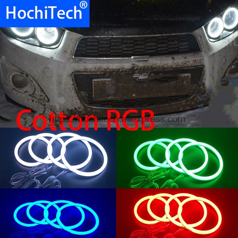 HochiTech 5050 SMD хлопок Multi Цвет RGB комплект светодиодов глаза ангела с Дистанционный