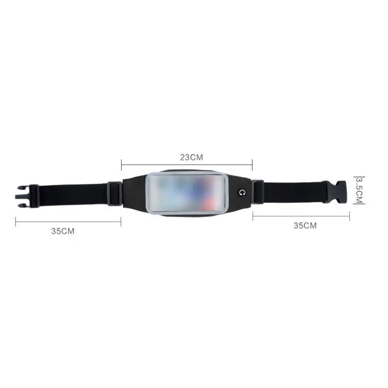 

Touch Screen Sports Waist Pockets Outdoor Mobile Phone Waterproof Running Bag Multi-Function Slim Waist Pocket Belt