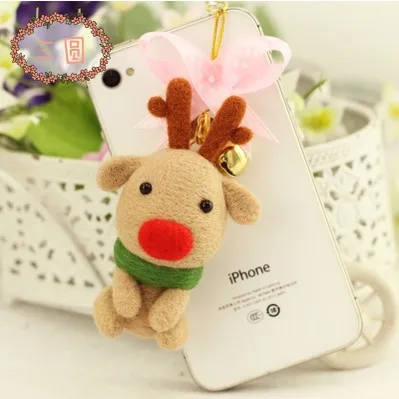 Счастливого Рождества телефон кулон набор для рукоделия x mas шерсть войлок иглы