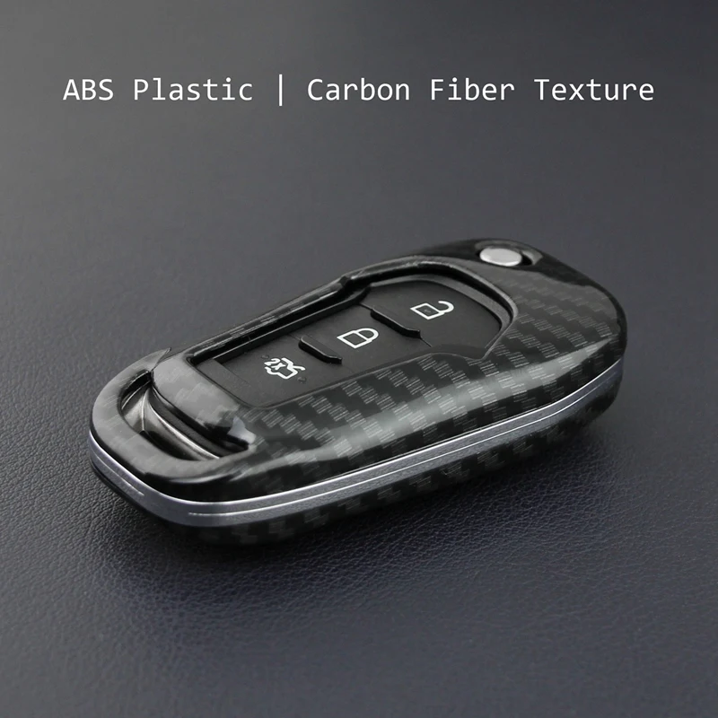 Автомобильные чехлы для смарт-ключей из углеродного волокна чехол с брелоком