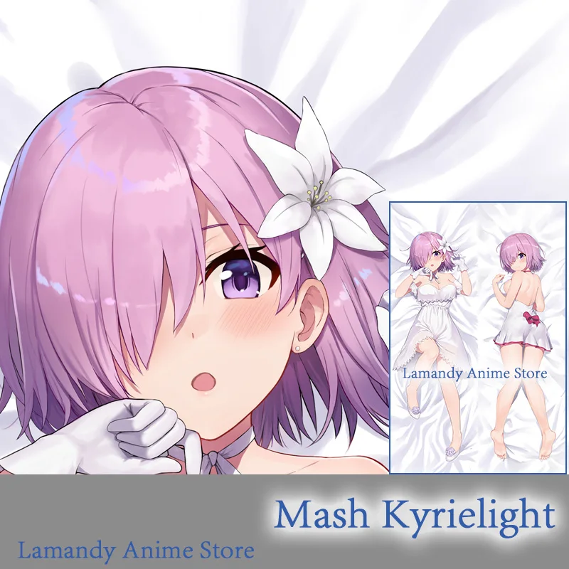 

Двусторонняя наволочка Dakimakura с рисунком аниме Fate Mash Kyrielight Fate/Grand Order FGO, наволочка для тела в натуральную величину
