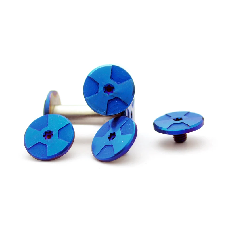 2 набора материал ручки ножа самодельный винт для блокировки заклепка Ручка M3.5