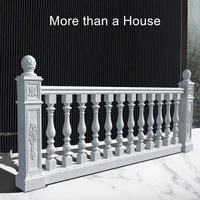 94cm 37in classic design horizontal slope angle design outdoors reusable gardening durable abs fence balustrade plastic mold