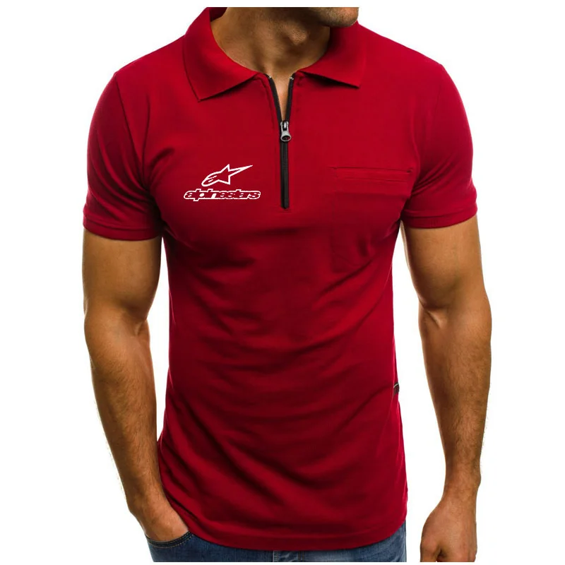 

Alpinestars Print Street Fashion Jacket T Shirt Mens O Neck Short Sleeve T-Shirt Tops Casual Breathable Personality